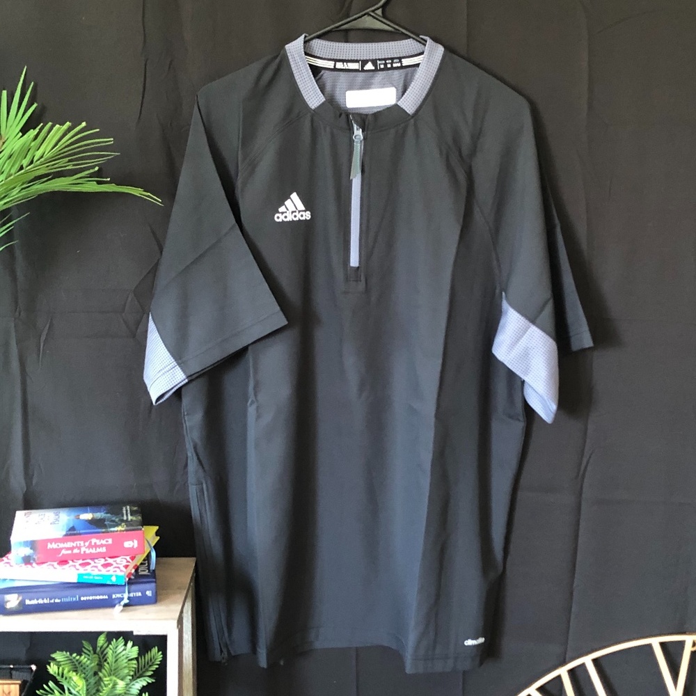 Adidas Fielders Choice Shirt Black Gray Small